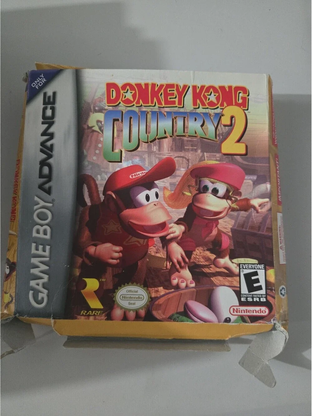 Vintage Nintendo Game Boy Donkey Kong Country 1 & 2 Boxes with Manuals *No Games